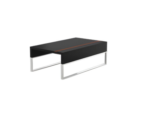 Table basse noire élégante de luxe pour bureau