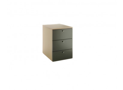 Commode de bureau moderne grisâtre