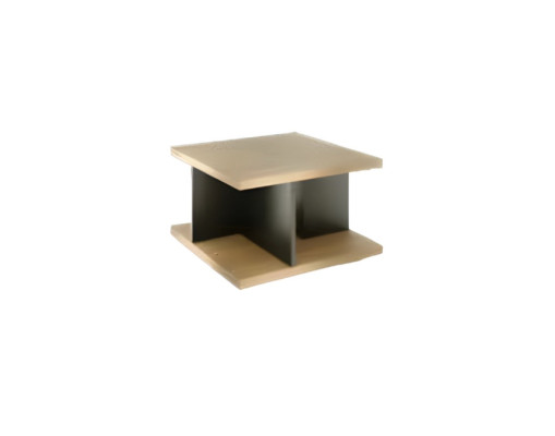 Table basse de luxe en bois gris marron contemporain