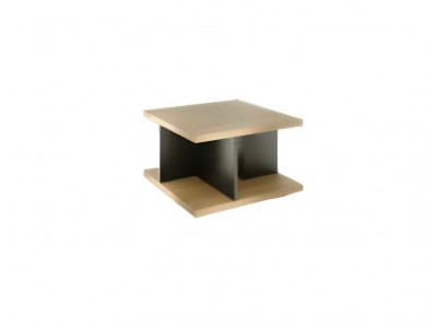 Table basse de luxe en bois gris marron contemporain