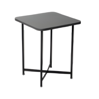 Table basse unicolore gris noir pour bureau salon
