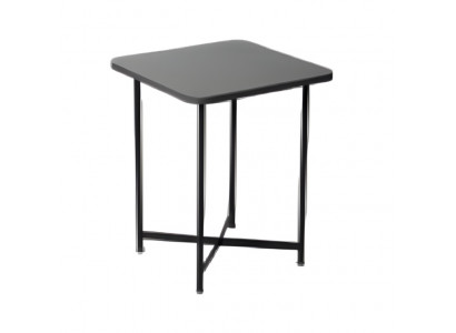 Table basse unicolore gris noir pour bureau salon