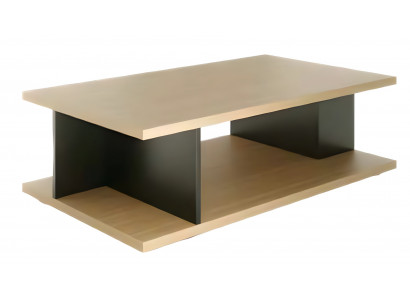 Table basse élégante noire et marron meubles de bureau de luxe