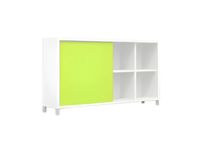 Armoire moderne de documents blanche et verte de luxe