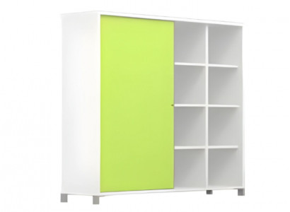 Armoire de documents luxueuse blanche et verte
