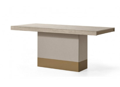 Table à manger de luxe au design moderne beige
