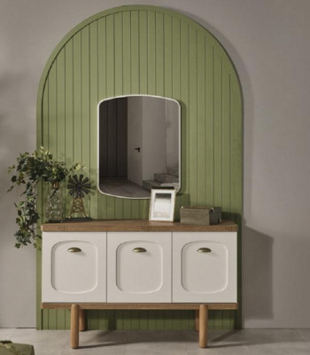 Commode avec miroir Commode moderne Miroir de luxe Design moderne Chambre