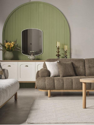 Canapé trois places Poltrona Lounge Canapé Meubles rembourrés Trois places