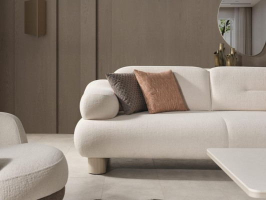 Canapé trois places Lounge Fauteuil Canapé Meubles rembourrés Trois places