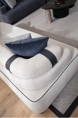 Canapé trois places avec rembourrage 255cm