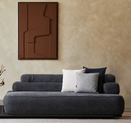 Canapé trois places 200 cm meubles de salon rembourrés