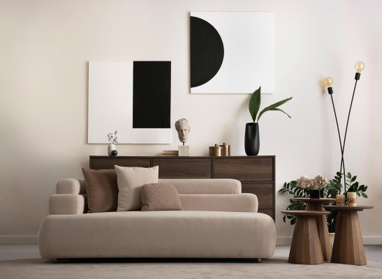 Canapé trois places 200 cm meubles de salon rembourrés