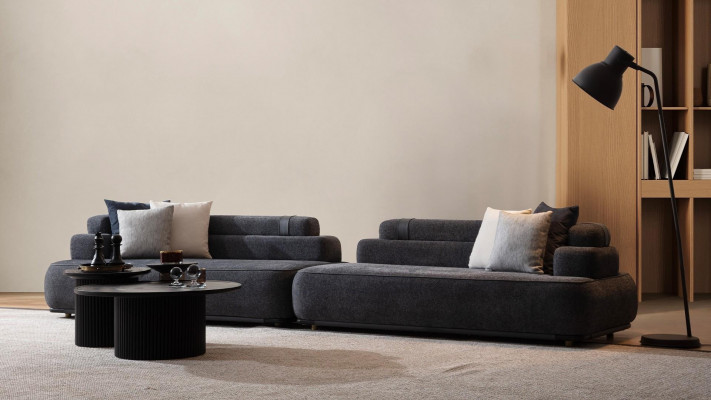 Canapé trois places 200 cm meubles de salon rembourrés