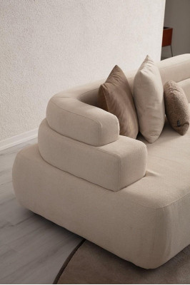 Canapé trois places 200 cm meubles de salon rembourrés