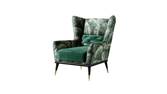 Fauteuil en acier, fauteuil individuel, design en polyester pour le salon