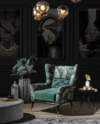 Ensemble de meubles de salon canapé paysage ensemble de sièges coin canapé 6 pièces