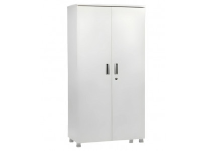 Armoire de bureau blanche élégante en bois de luxe pour documents