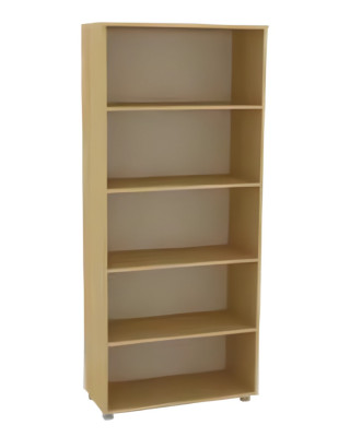 Bibliothèque mobile naturelle pour bureau armoire espace de travail étagères