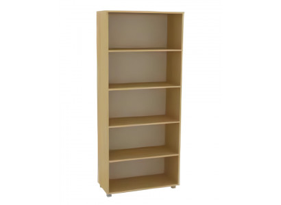 Bibliothèque mobile naturelle pour bureau armoire espace de travail étagères