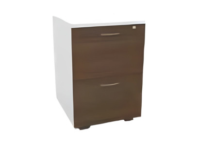 Commode moderne en bois blanc et marron avec espace de rangement et tiroirs de luxe