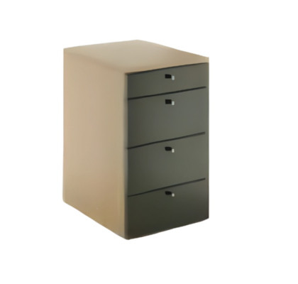 Commode de design moderne marron gris pour meubles de bureau de luxe