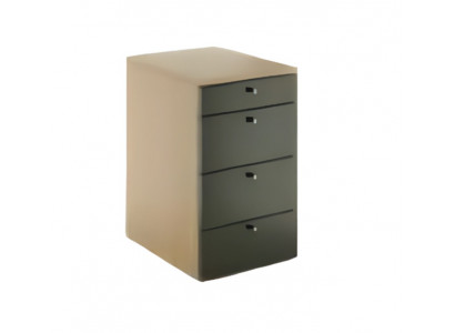 Commode de design moderne marron gris pour meubles de bureau de luxe