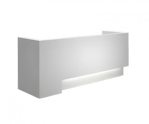 Réception élégante blanche meubles pour bureau en bois environnement de travail