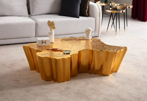 Table basse tapissée table d'appoint table de salon