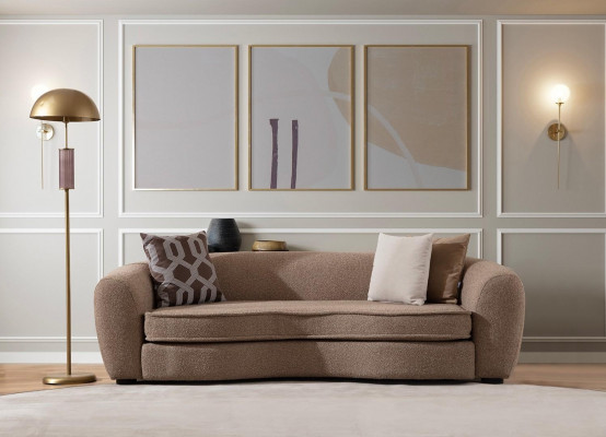 Canapé 3 places design moderne rembourré luxe nouveau meubles salon style