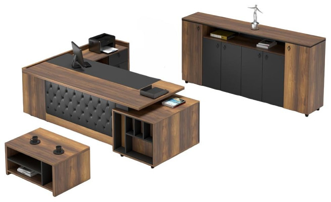 Ensemble de meubles de bureau Sideboard de 3 pièces