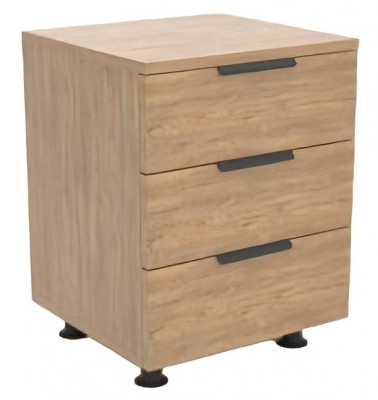 Armoire avec 3 tiroirs pour salon bureau beige