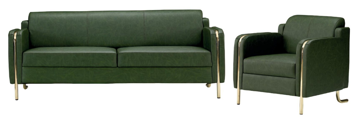 Jeu de canapés en cuir de luxe pour salon canapés 3 places fauteuil design moderne nouveau