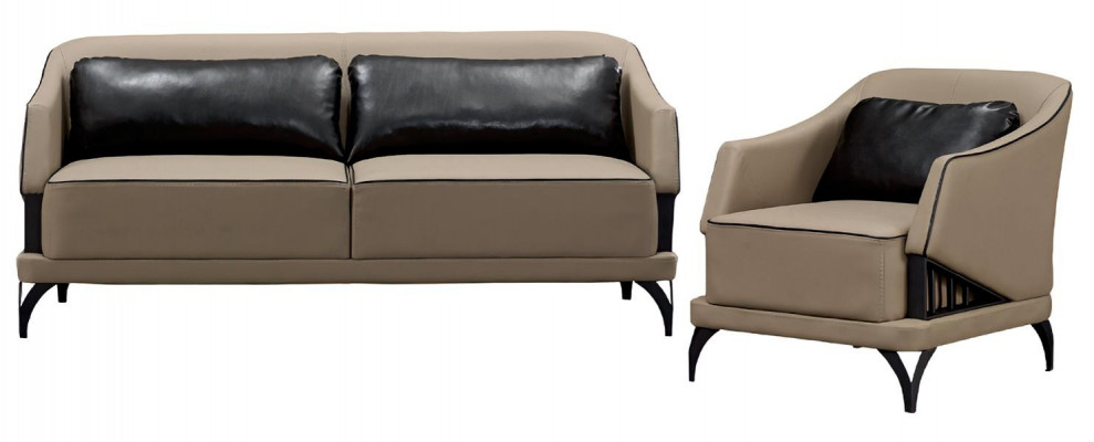 Jeu de canapés moderne de relaxation excellence esthétique élégance salon 2 pièces