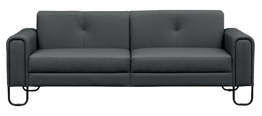 Canapé 3 places JV Muebles design moderne en cuir bois neuf