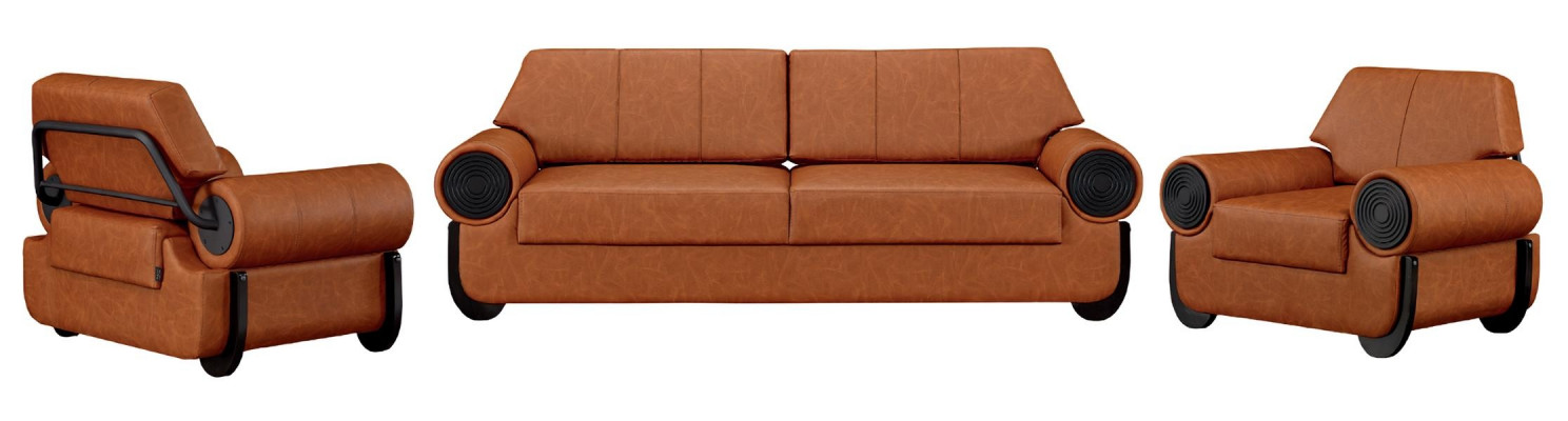 Ensemble de canapés 3+1+1 pour salon excellence esthétique élégance tapissé luxe