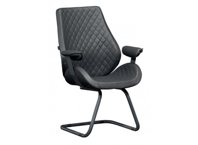 Chaise de bureau en bois pour studio, fauteuil Chesterfield, pivotant, conférence