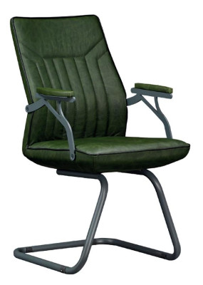 Fauteuil de bureau pivotant en cuir pour ordinateur JV meubles