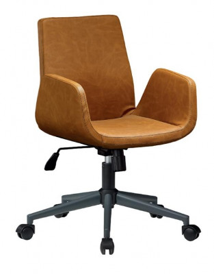 Fauteuil de bureau pivotant en cuir