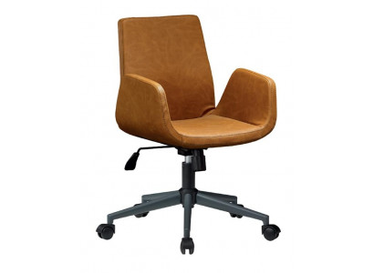 Fauteuil de bureau pivotant en cuir