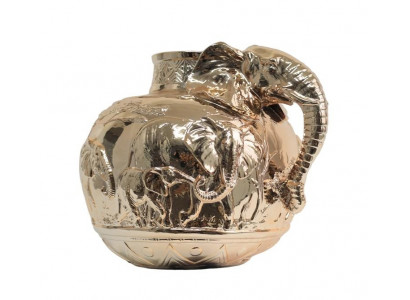 Vase design en forme d'éléphant figure statue sculpture décoration