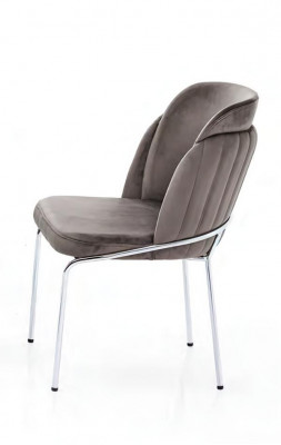 Fauteuil de salon Chaise Chaise de salle à manger Chaise rembourrée avec pieds en métal