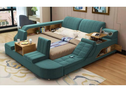 Lit multifonctionnel moderne avec un design confortable