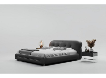 Lit rembourré moderne et luxueux