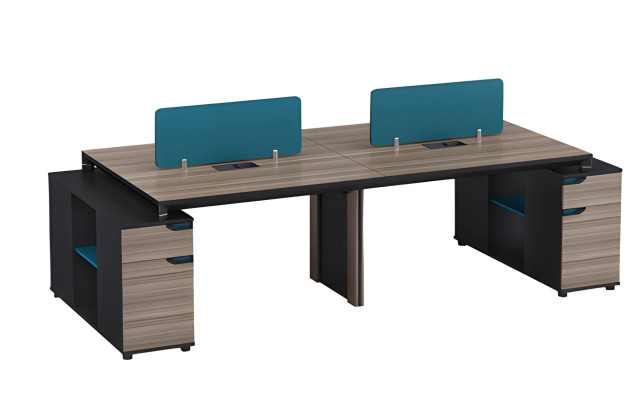 Table de bureau partagé Tiimi Multipeople