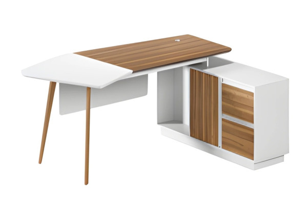 Bureau d'angle moderne 240x90cm