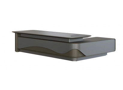 Table de travail moderne en noir et gris