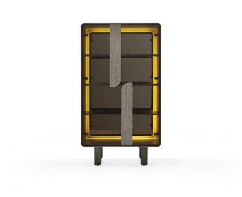 Vitrine moderne élégante beige