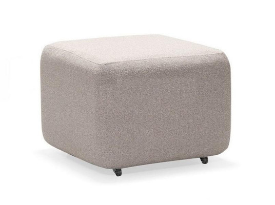 Pouf beige élégant