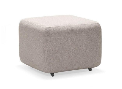 Pouf beige élégant