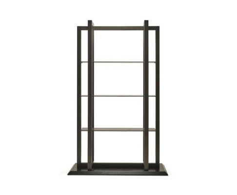Étagère en bois brun élégante